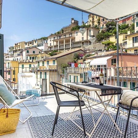 Wanderjohn Penthouse 5Terreparco Apartman Riomaggiore Kültér fotó
