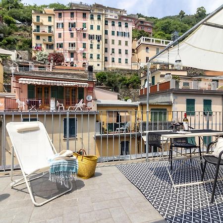 Wanderjohn Penthouse 5Terreparco Apartman Riomaggiore Kültér fotó
