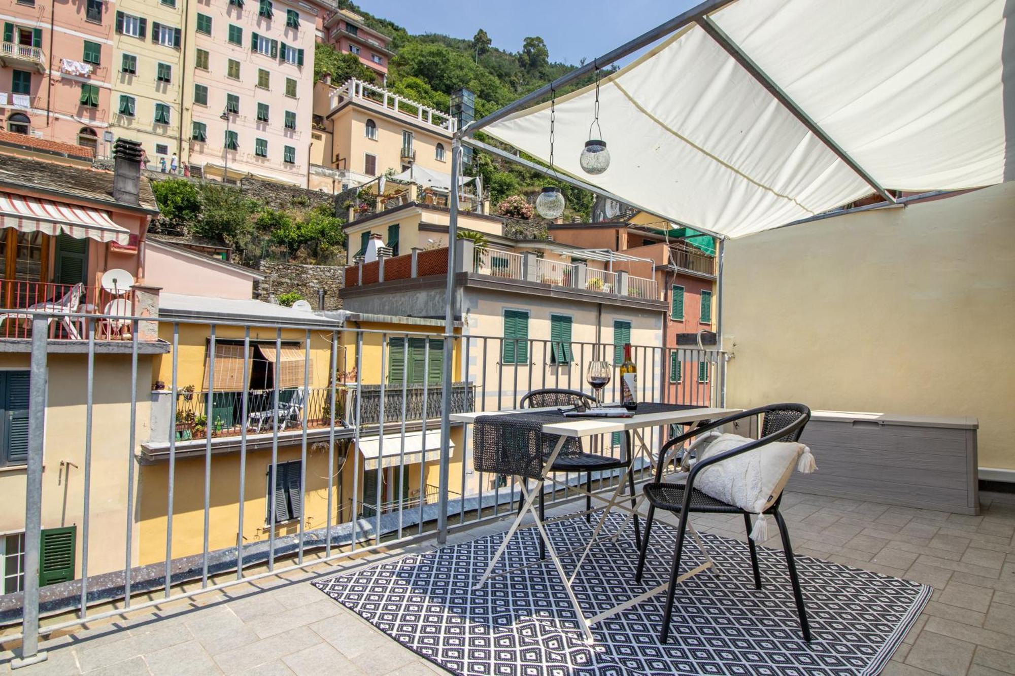 Wanderjohn Penthouse 5Terreparco Apartman Riomaggiore Kültér fotó